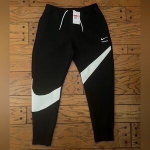 Nike Black and White trademark sweatpants